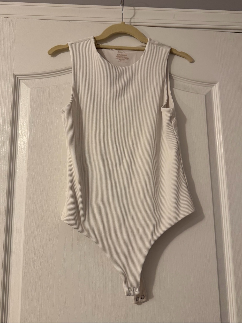 Nuuds Ribbed Crewneck Tank Bodysuit